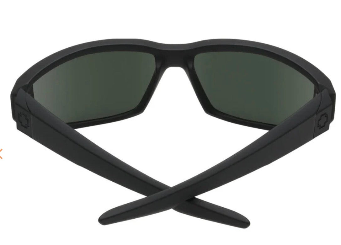 Spy Optic DIRTY MO Sunglasses - SOSI Matte Black / Happy Gray Green POLARIZED Lens
