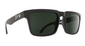Spy Optic HELM Sunglasses - GLOSS Black / HAPPY Gray Green Lens