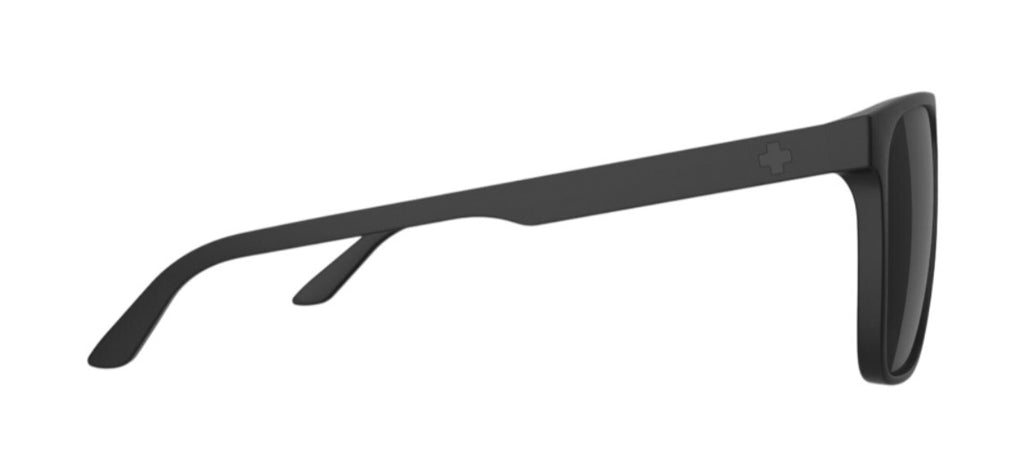 Spy Optic CZAR Sunglasses - Soft Matte Black / Happy BOOST POLARIZED Black Mirror Lens