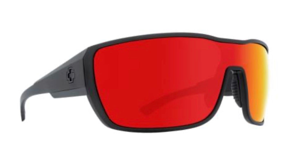 Spy Optic TRON 2 Sunglasses - Matte Black / Happy Gray Green RED Spectra Mirror Lens