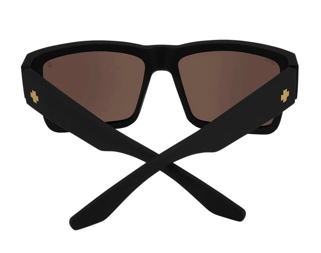 Spy Optic CYRUS Sunglasses - CLUB MIDNITE / Happy Bronze GOLD Spectra Mirror Lens