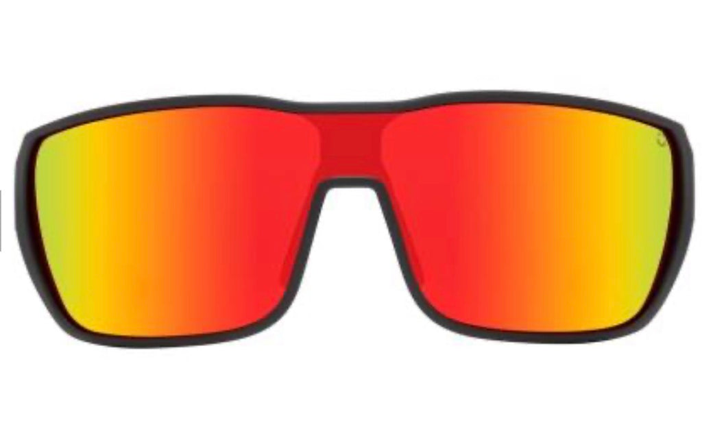 Spy Optic TRON 2 Sunglasses - Matte Black / Happy Gray Green RED Spectra Mirror Lens