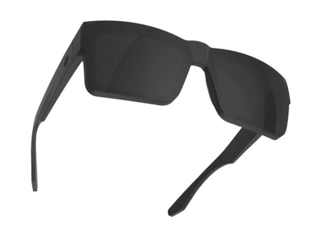 Spy Optic CYRUS SWITCH Sunglasses - Matte Black / Happy Gray Green + Happy Gray Green Black Mirror Lens