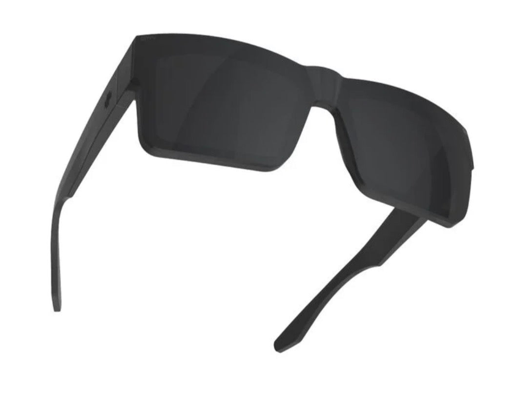Spy Optic CYRUS SWITCH Sunglasses - Matte Black / Happy Gray Green + Happy Gray Green Black Mirror Lens