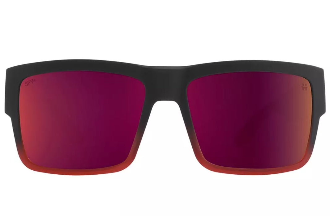 Spy Optic CYRUS Sunglasses - SOSI Jade STRUCK Soft Matte Plum Fade / Happy Bronze Red PLUM Spectra Lens