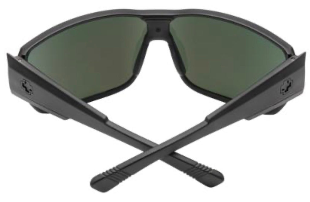 Spy Optic TRON 2 Sunglasses - Matte Black / Happy Gray Green RED Spectra Mirror Lens