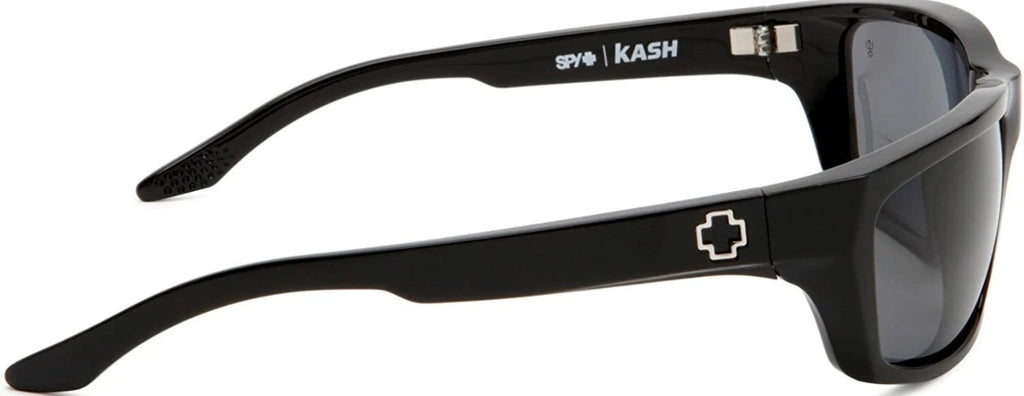 Spy Optic KASH Sunglasses - GLOSS Black / Happy Gray Green POLARIZED Lens