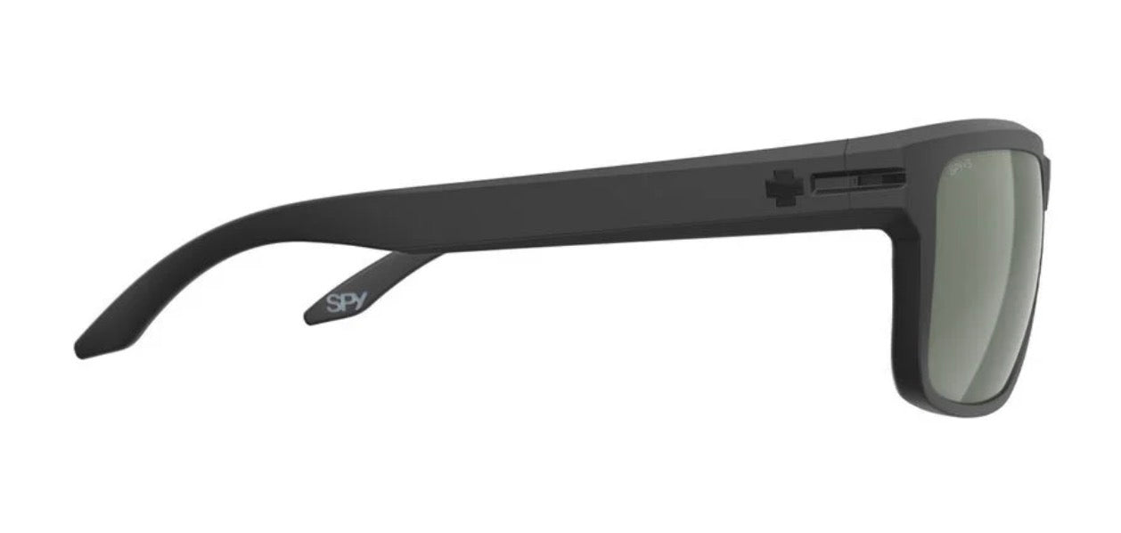 Spy Optic REGION Sunglasses - Matte Black ANSI / Happy Gray Green POLARIZED Lens