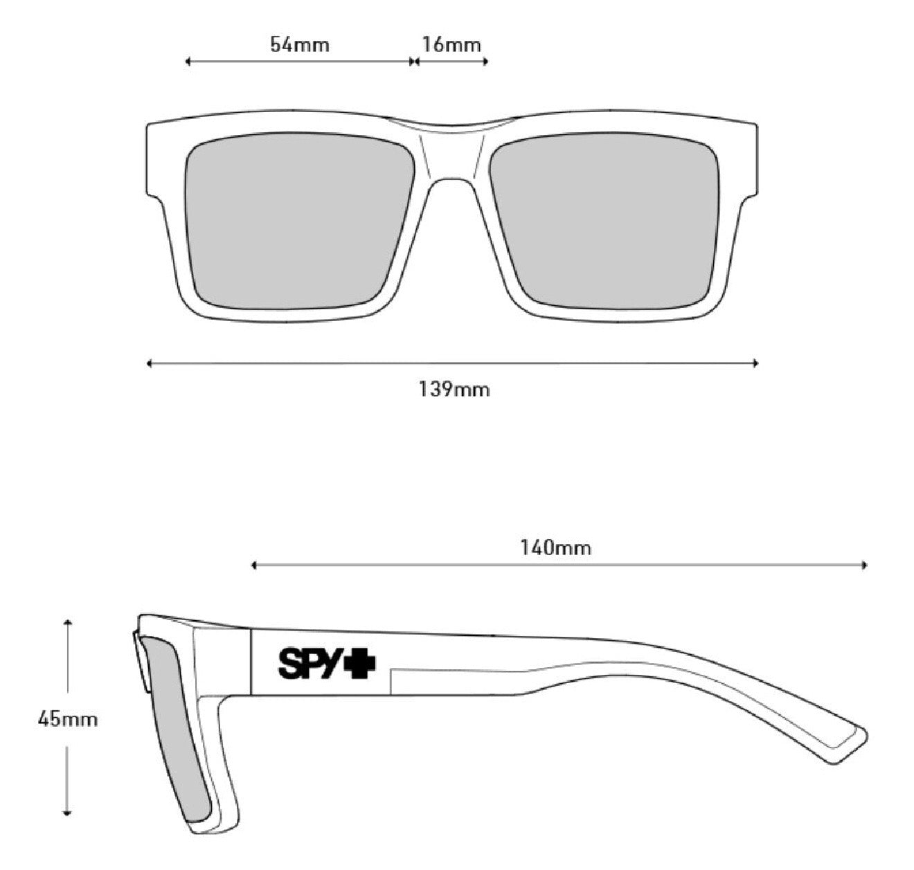 Spy Optic MONTANA Sunglasses - Soft Matte Black / Happy Bronze GOLD Spectra Mirror Lens