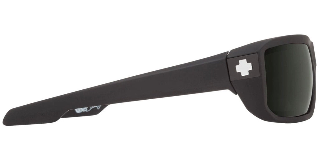 Spy Optic MCCOY Sunglasses - Soft MATTE Black/ Happy Gray Green POLARIZED Lens