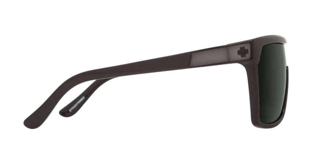 Spy Optic FLYNN Sunglasses - Black w/Matte Black / HAPPY Gray Green Lens