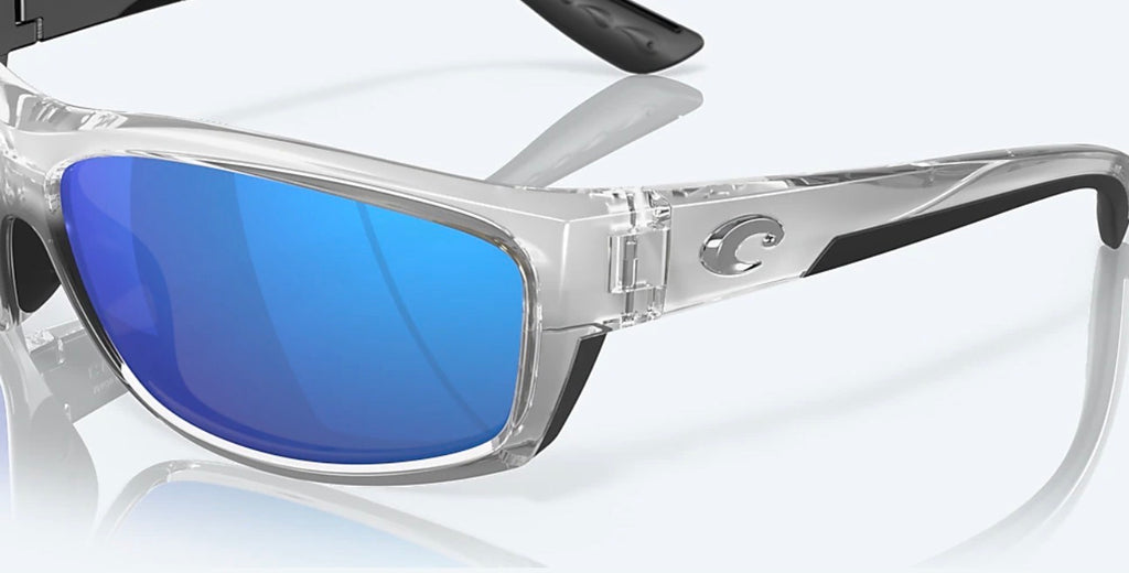 Costa Del Mar SALTBREAK Sunglasses - Silver / Blue Mirror Polarized 580 Glass Lens