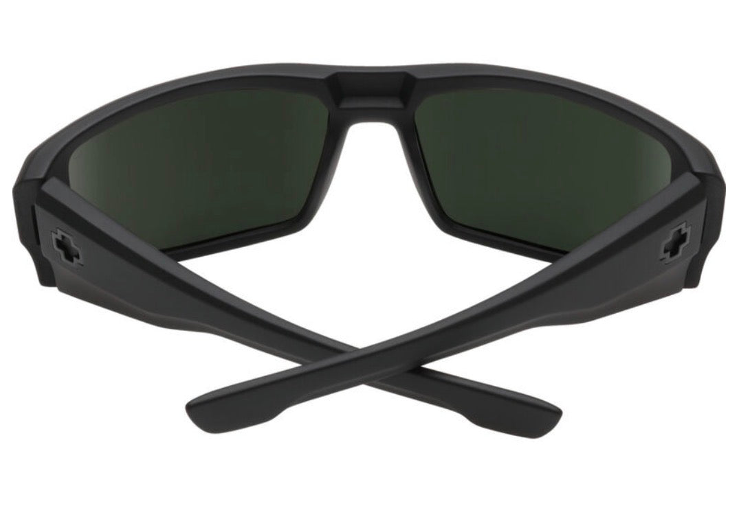 Spy Optic DIRK SOSI ANSI Sunglasses - MATTE Black / Happy Gray Green Lens