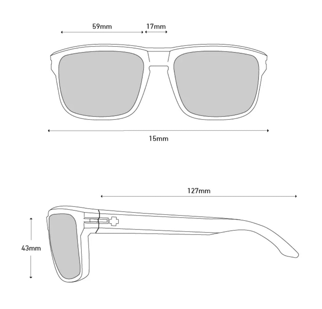Spy Optic REGION Sunglasses - Matte OLIVE ANSI / Happy Bronze PEWTER Mirror Lens