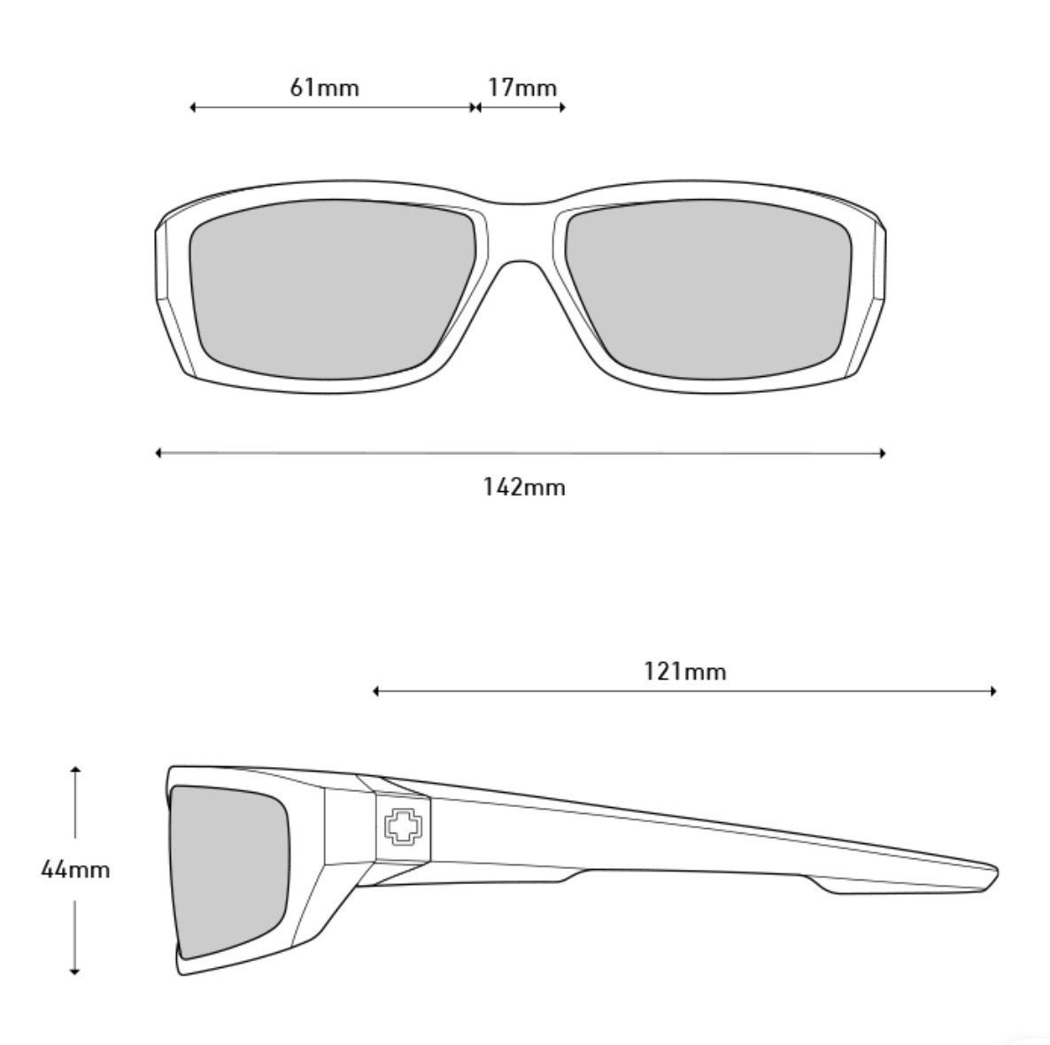 Spy Optic DIRTY MO Sunglasses - SOSI Matte Black / Happy Gray Green POLARIZED Lens