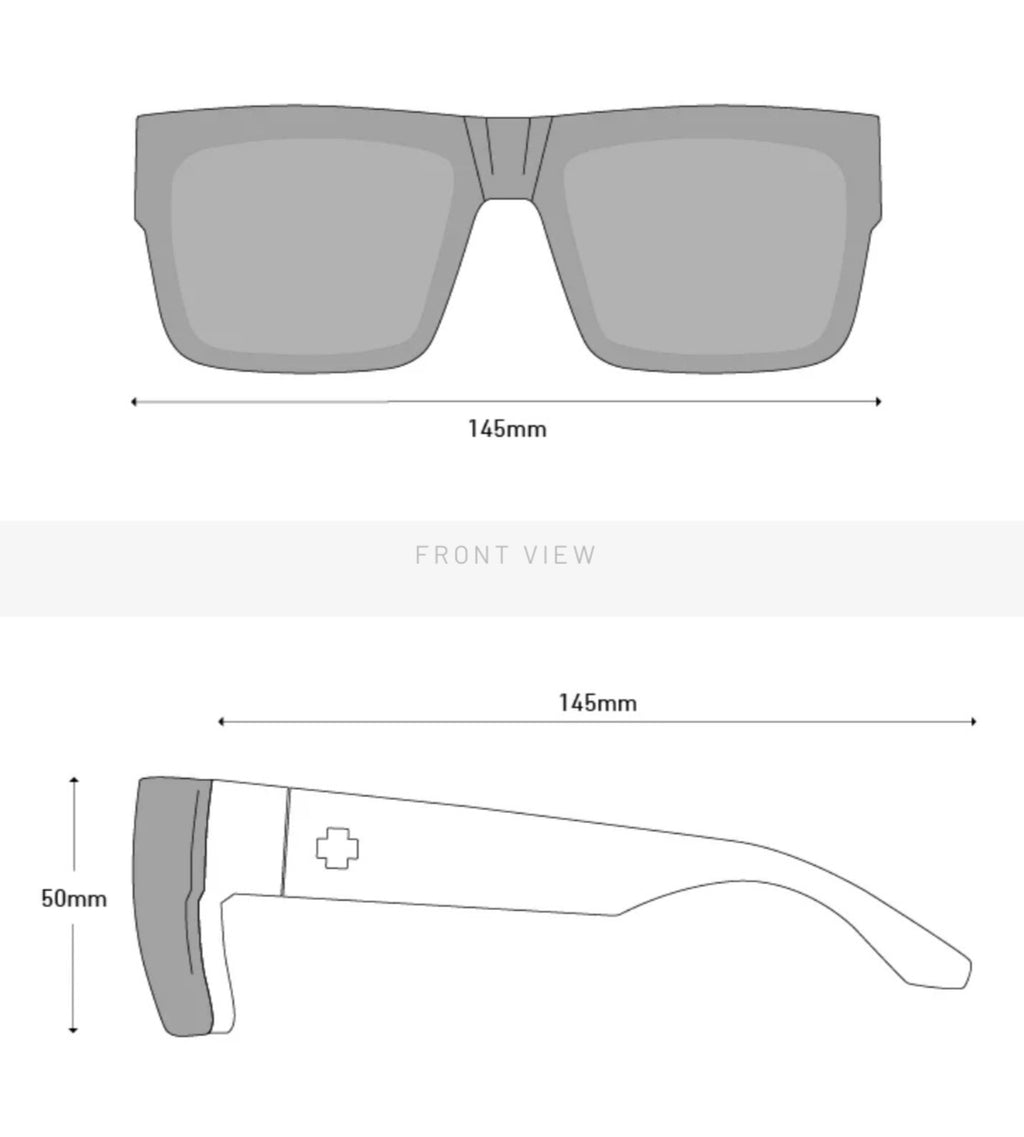 Spy Optic CYRUS SWITCH Sunglasses - Matte Black / Happy Gray Green + Happy Bronze Gold Mirror Lens