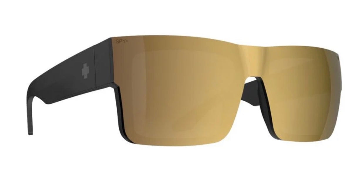 Spy Optic CYRUS SWITCH Sunglasses - Matte Black / Happy Gray Green + Happy Bronze Gold Mirror Lens