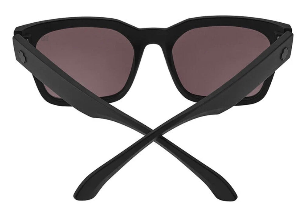 Spy Optic DESSA Sunglasses - MATTE Black / Happy BOOST POLAR ICE Blue Spectra Mirror Lens