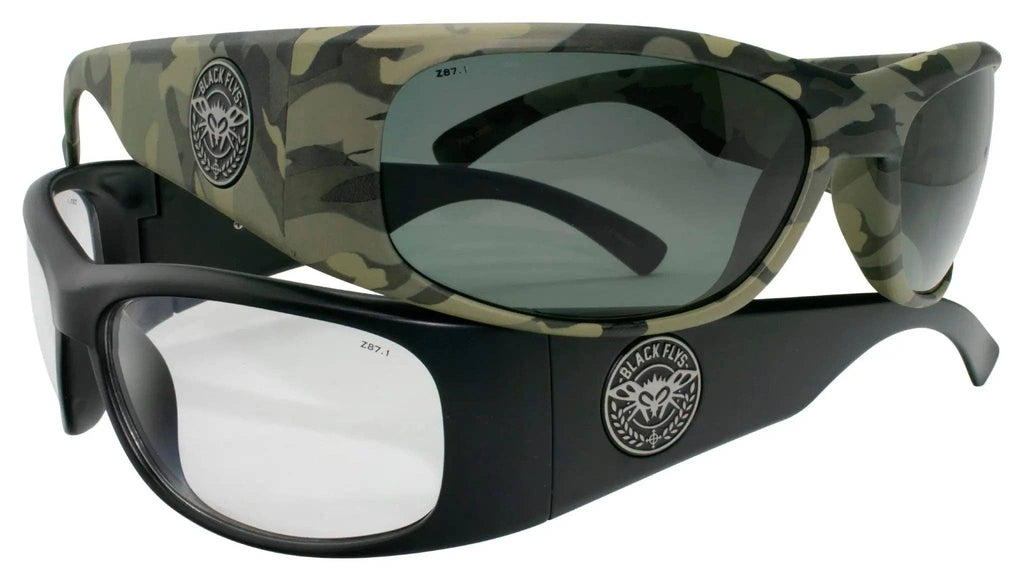 Black Flys Ballistics 2 Safety Glasses - Matte Black / Smoke Lens