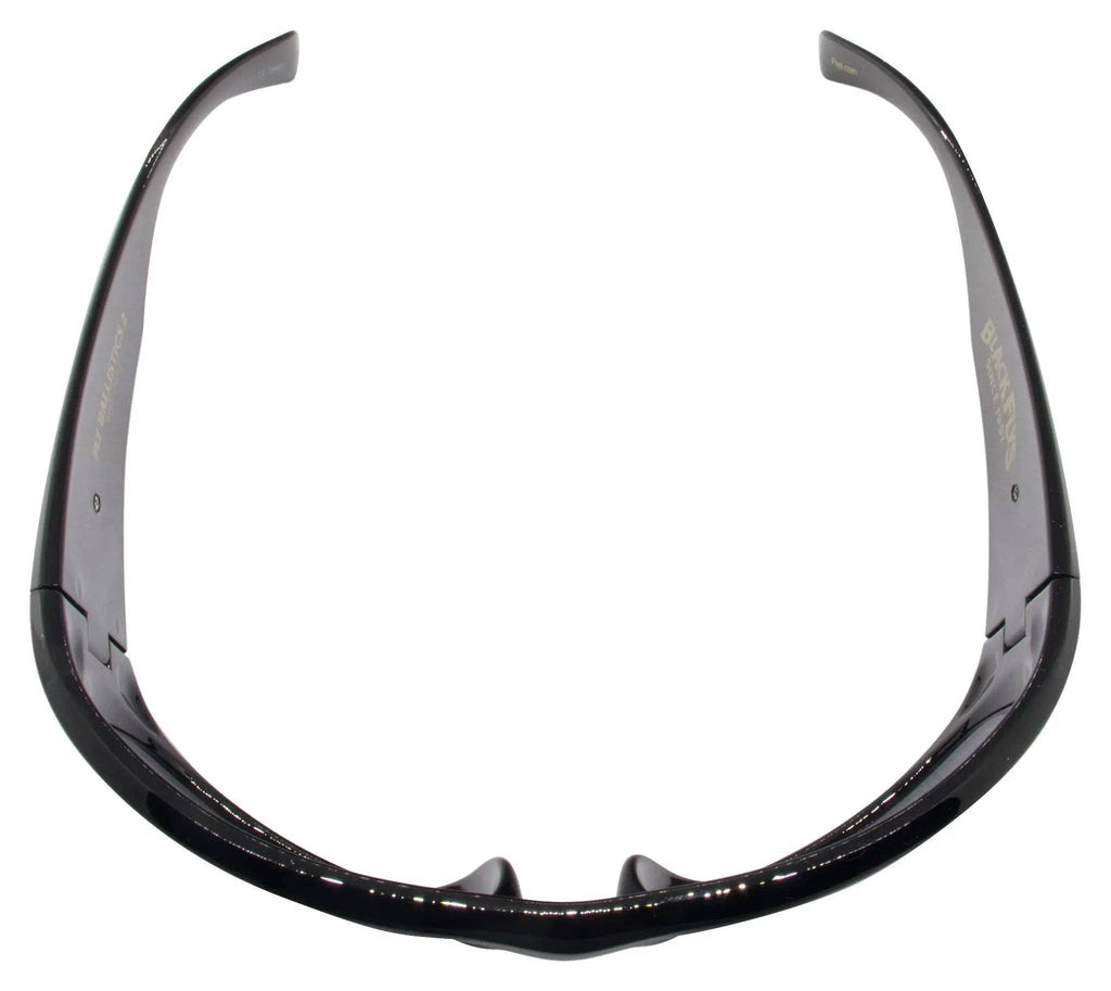 Black Flys Ballistics 2 Safety Glasses - Matte Black / Smoke Lens