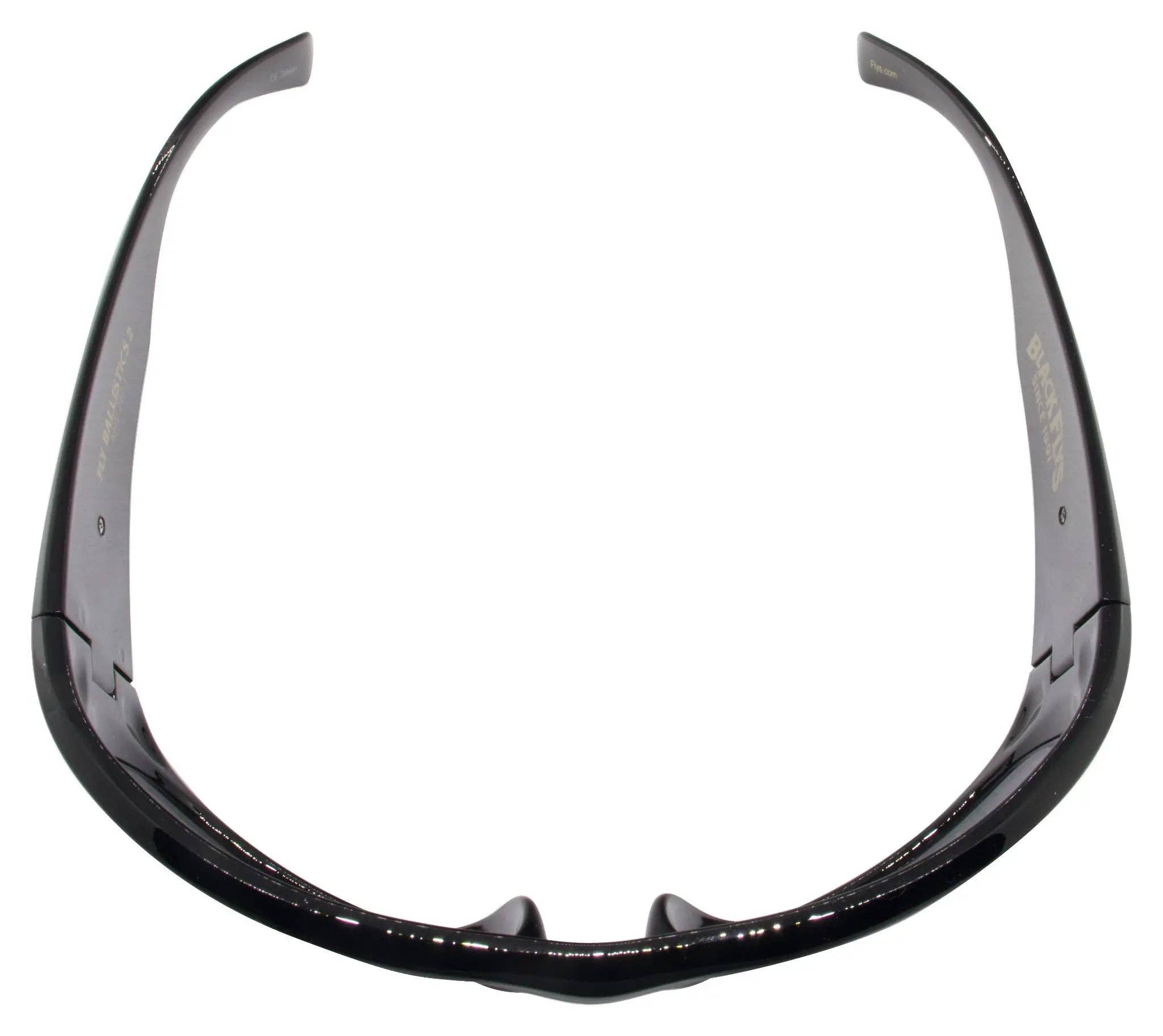 Black Flys Ballistics 2 Safety Glasses - Matte Black / Smoke Lens