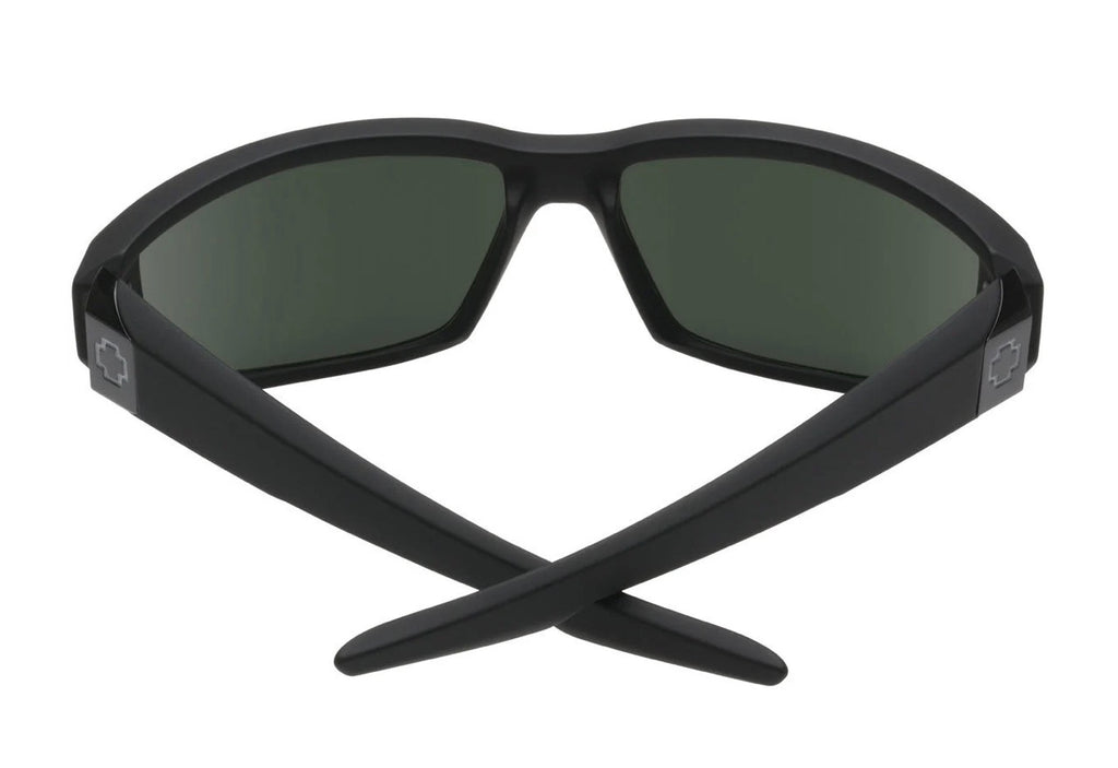 Spy Optic TARMAC Sunglasses - Soft Matte Black / Happy Gray Green POLARIZED Lens