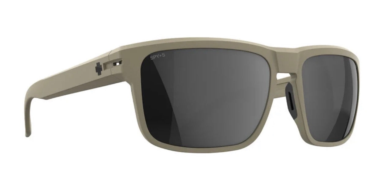 Spy Optic REGION Sunglasses - Matte SAND ANSI / Happy GRAY Lens