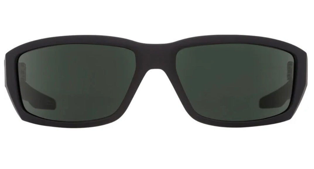 Spy Optic DIRTY MO Sunglasses - SOSI Matte Black / Happy Gray Green POLARIZED Lens