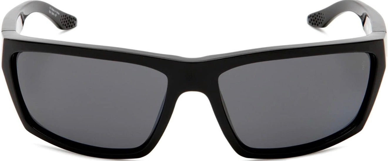 Spy Optic KASH Sunglasses - GLOSS Black / Happy Gray Green POLARIZED Lens