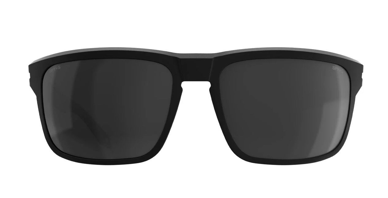 Spy Optic REGION Sunglasses - Soft Matte Black ANSI / Happy BOOST POLARIZED Black Spectra Mirror Lens