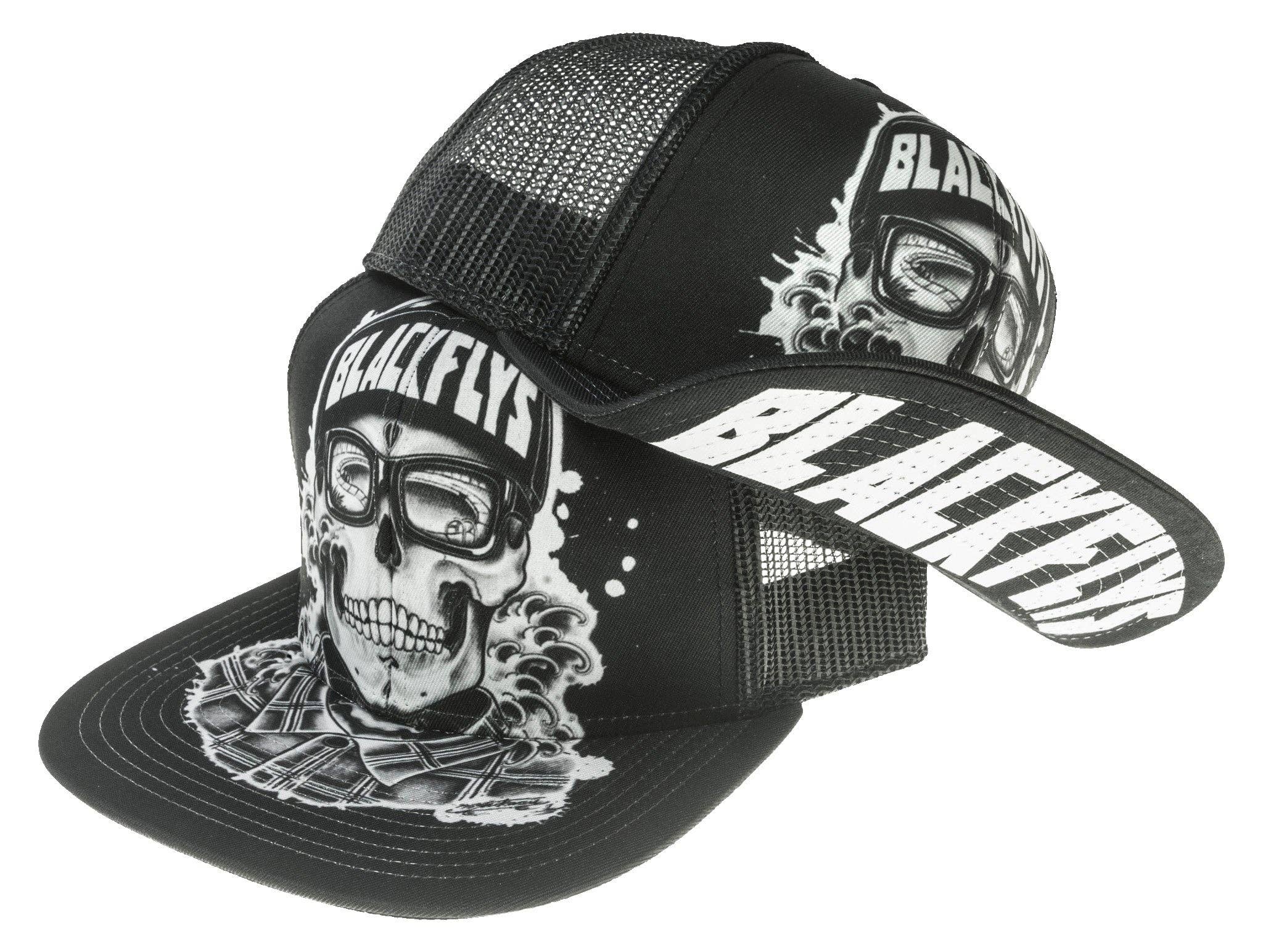 Black Flys Backyard Homie Flip-Bill Trucker SnapBack Hat