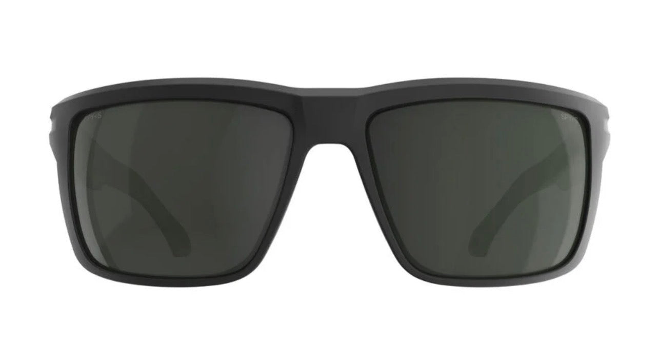 Spy Optic OVERHAUL Sunglasses - Matte Black ANSI / Happy Gray Green Lens