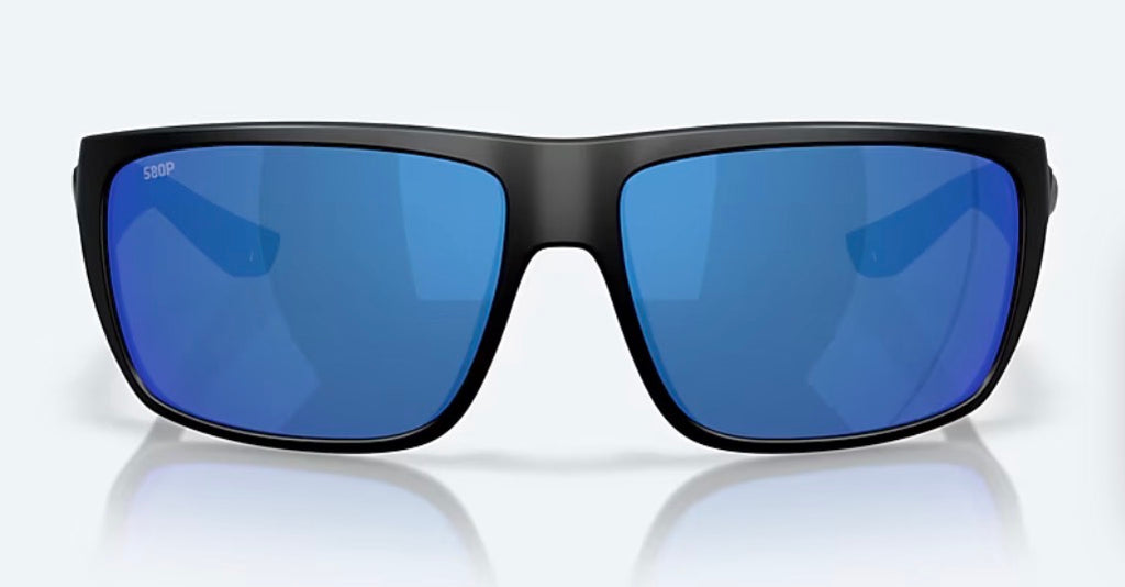 Costa del Mar FLY LINE Sunglasses - Matte Black / Blue Mirror Polarized 580P Lens