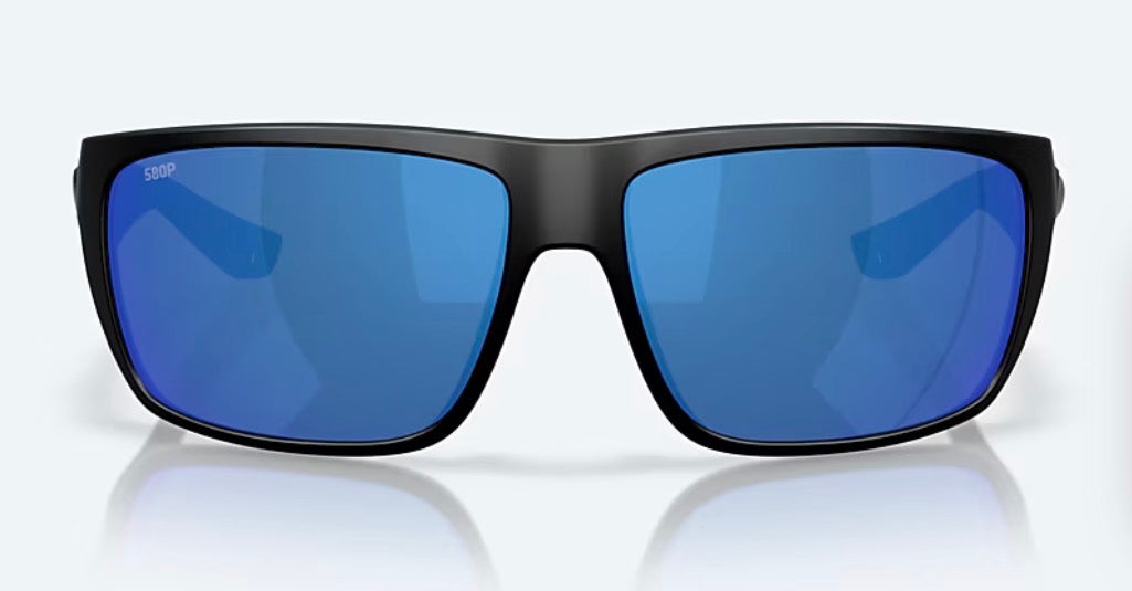 Costa del Mar FLY LINE Sunglasses - Matte Black / Blue Mirror Polarized 580P Lens