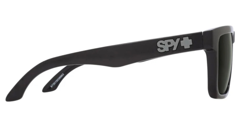 Spy Optic HELM Sunglasses - GLOSS Black / HAPPY Gray Green Lens