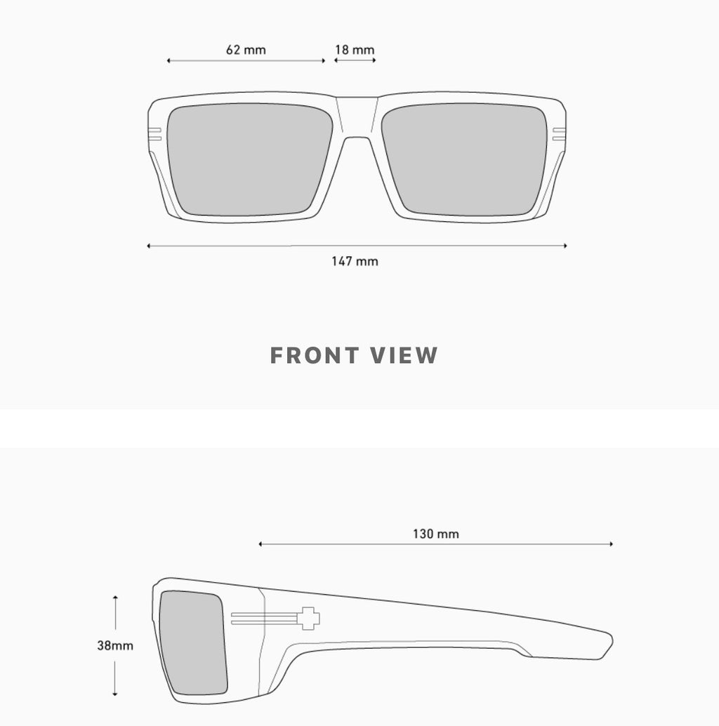 Spy Optic REBAR ANSI Sunglasses - Matte Black / Happy Bronze POLARIZED OLIVE Mirror Lens