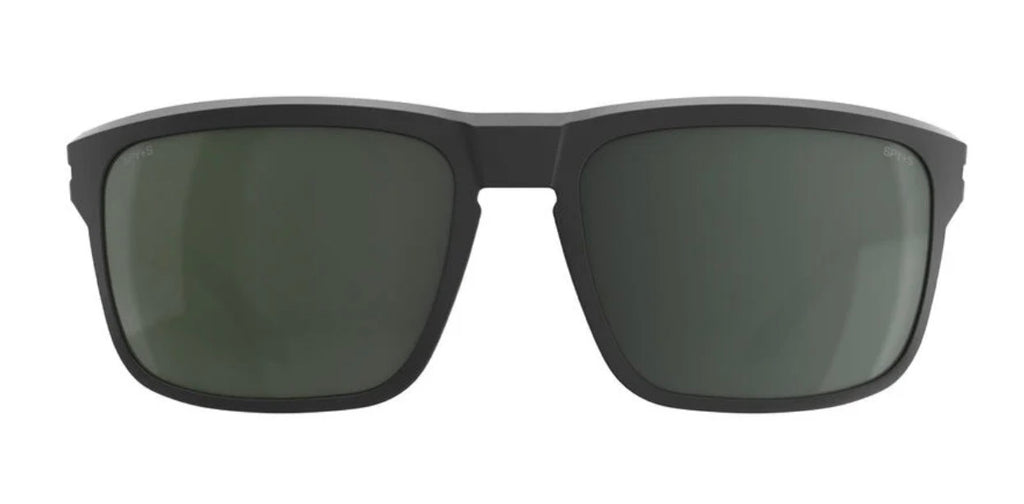 Spy Optic REGION Sunglasses - Matte Black ANSI / Happy Gray Green POLARIZED Lens
