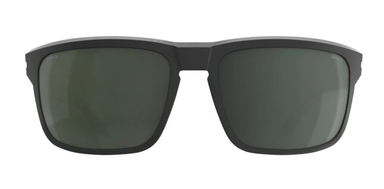 Spy Optic REGION Sunglasses - Matte Black ANSI / Happy Gray Green POLARIZED Lens