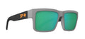Spy Optic MONTANA Sunglasses - Matte Gray Translucent Black / Happy Bronze Light GREEN Spectra Mirror Lens