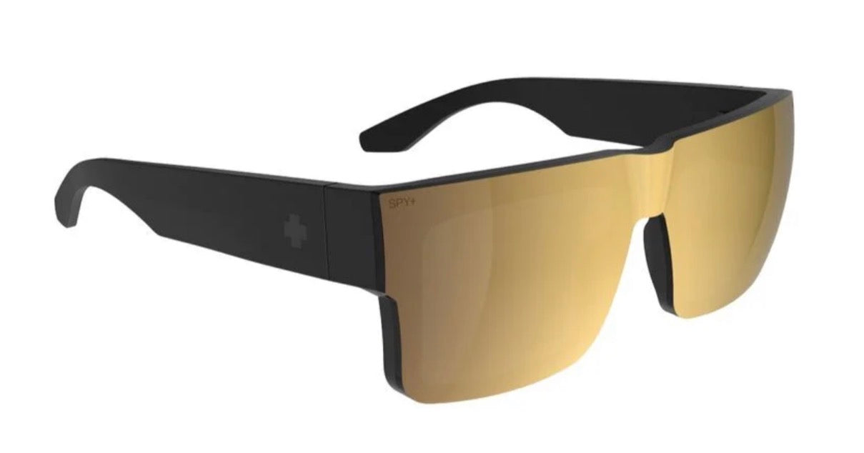 Spy Optic CYRUS SWITCH Sunglasses - Matte Black / Happy Gray Green + Happy Bronze Gold Mirror Lens