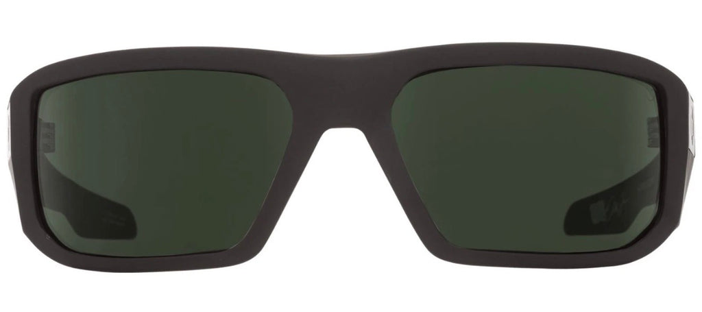 Spy Optic MCCOY Sunglasses - Soft MATTE Black/ Happy Gray Green POLARIZED Lens