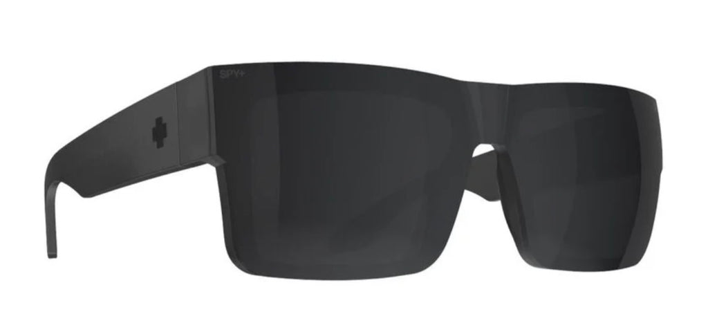 Spy Optic CYRUS SWITCH Sunglasses - Matte Black / Happy Gray Green + Happy Gray Green Black Mirror Lens