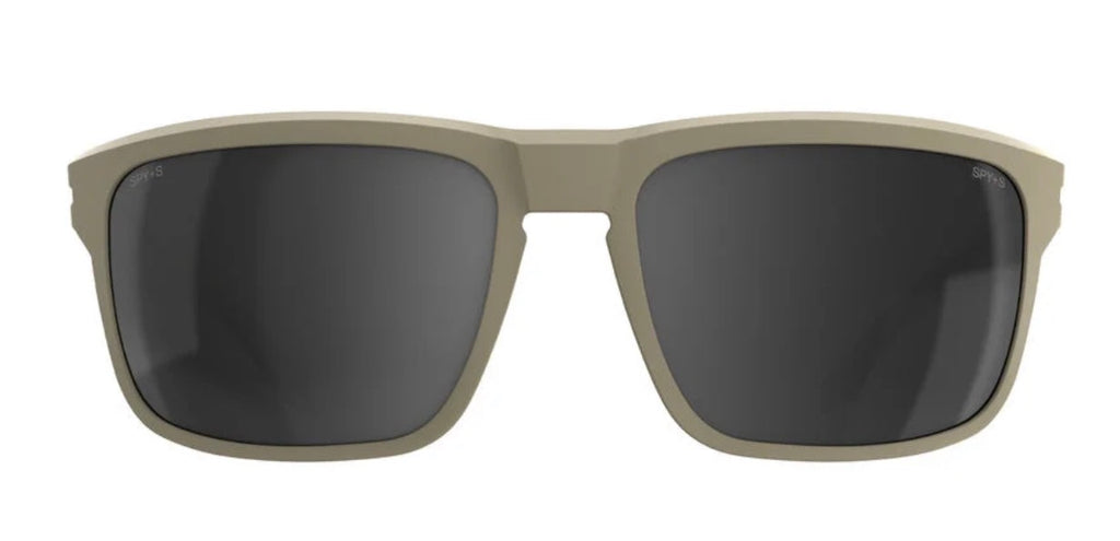 Spy Optic REGION Sunglasses - Matte SAND ANSI / Happy GRAY Lens