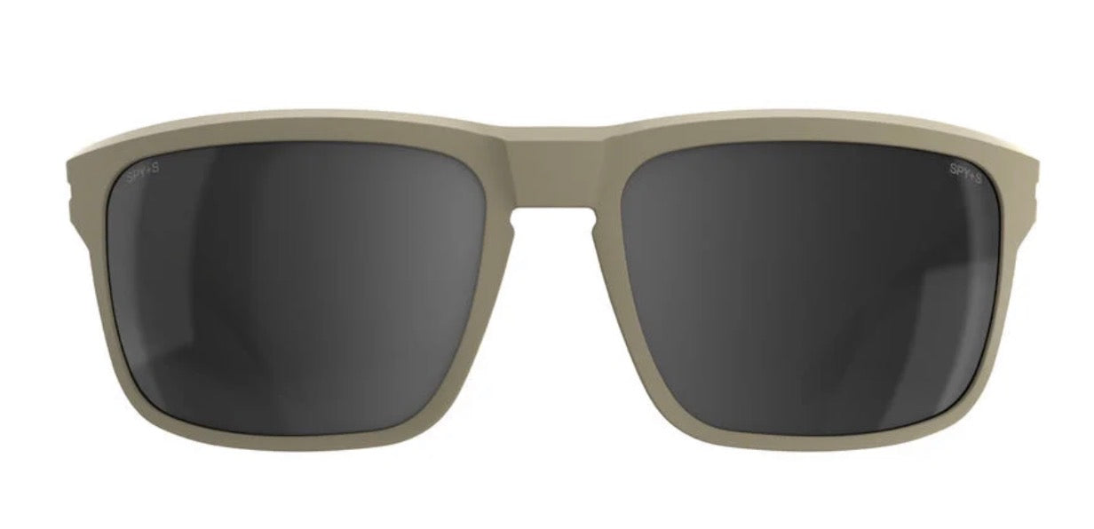 Spy Optic REGION Sunglasses - Matte SAND ANSI / Happy GRAY Lens
