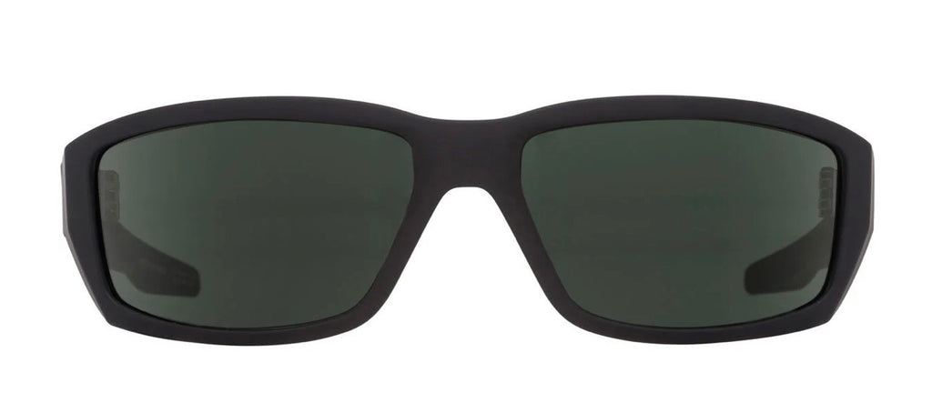 Spy Optic TARMAC Sunglasses - Soft Matte Black / Happy Gray Green POLARIZED Lens