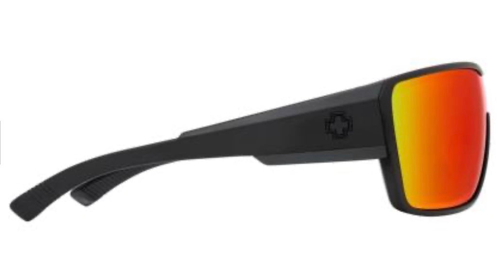 Spy Optic TRON 2 Sunglasses - Matte Black / Happy Gray Green RED Spectra Mirror Lens