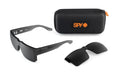 Spy Optic CYRUS SWITCH Sunglasses - Matte Black / Happy Gray Green + Happy Gray Green Black Mirror Lens