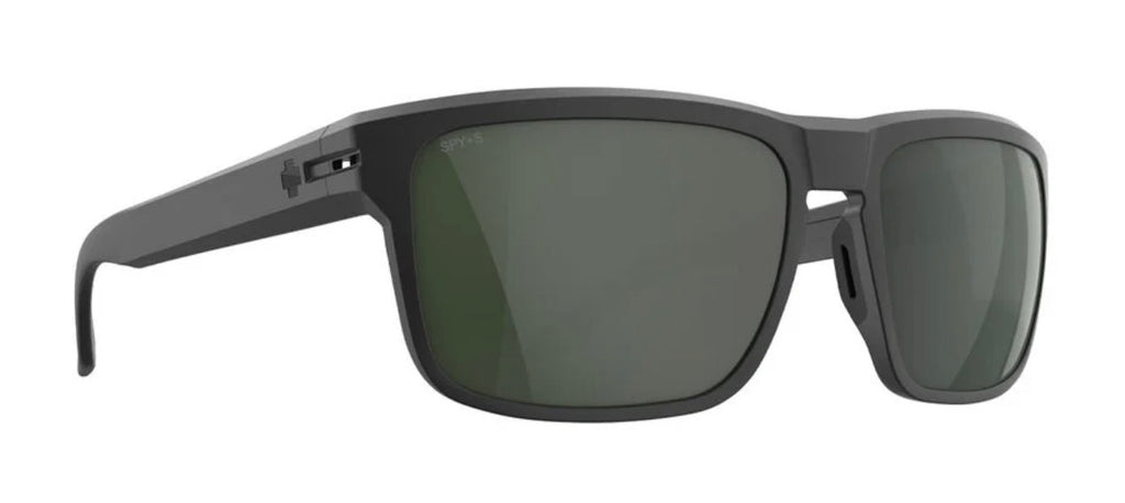 Spy Optic REGION Sunglasses - Matte Black ANSI / Happy Gray Green POLARIZED Lens