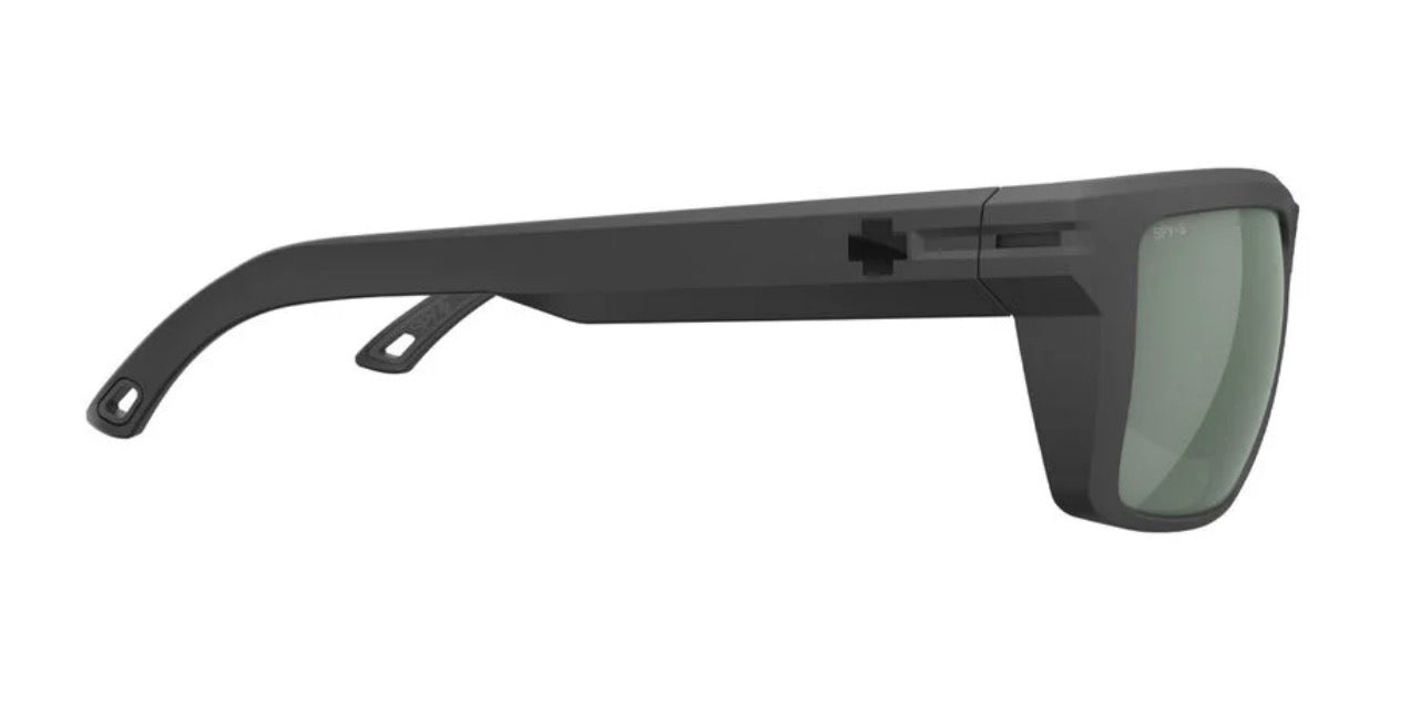 Spy Optic OVERHAUL Sunglasses - Matte Black ANSI / Happy Gray Green Lens