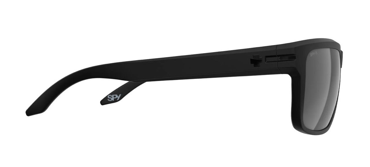 Spy Optic REGION Sunglasses - Soft Matte Black ANSI / Happy BOOST POLARIZED Black Spectra Mirror Lens
